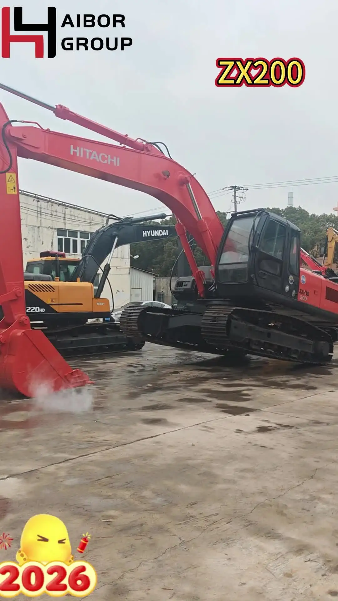 Hitachi ZX200-6 20 Ton Hydraulic Crawler Excavator Japan Origin