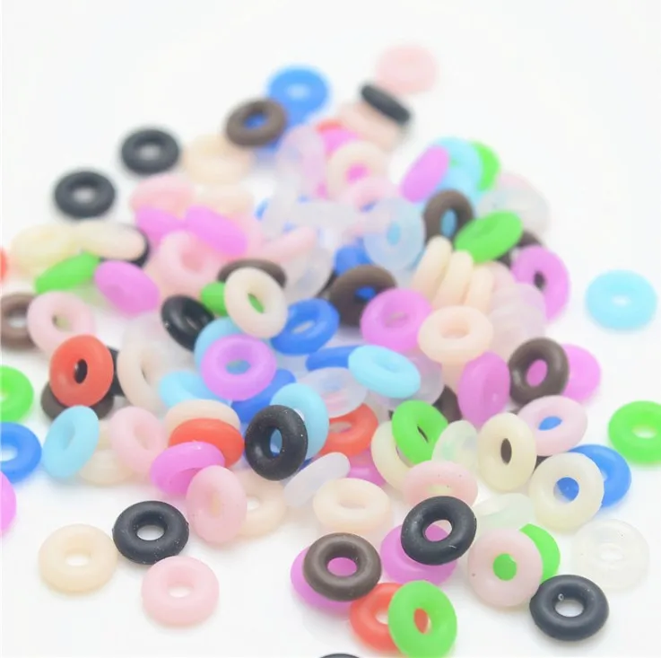 100pcs Silicone Rubber Stoppers Ring Bead Spacer Charm Bracelet For Jewelry Diy Making Buy