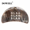 wholesale custom word claws hair clips acetate Korea hot selling two color hair claw clip for long hair women