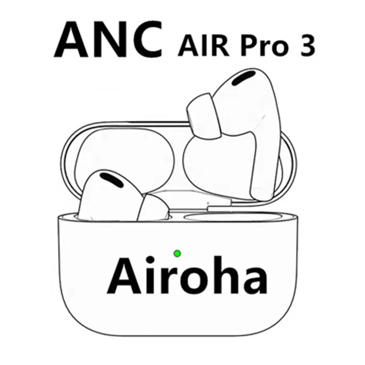 

Air 3 Pro gen 3 wireless headset ANC true noise cancellation transparent mode Airoha air2,5 Pieces