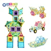 Newest design non-toxic creative educational diy magnetic stick toys