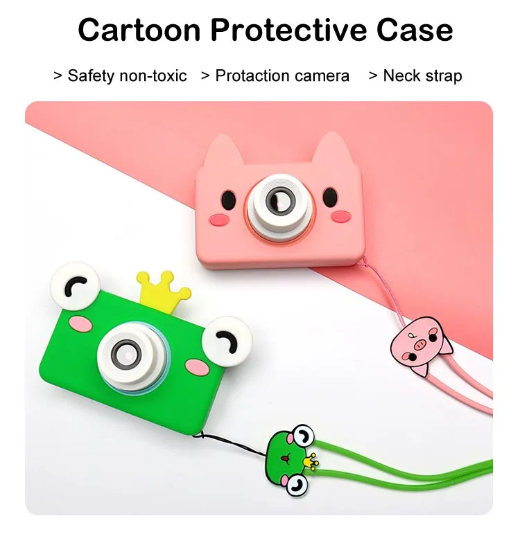 New Arrival Cute Kid's Camera CDC-03 Cartoon HD Screen Kid's Enlightenment Toy Birthday Gift Photo Video Camera