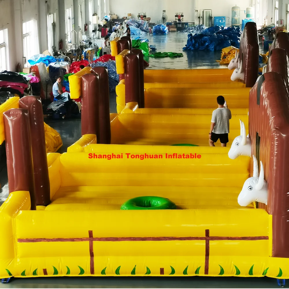 Inflatable Amusement Park Mechanical Romeo Bull Rides Bucking Bronco