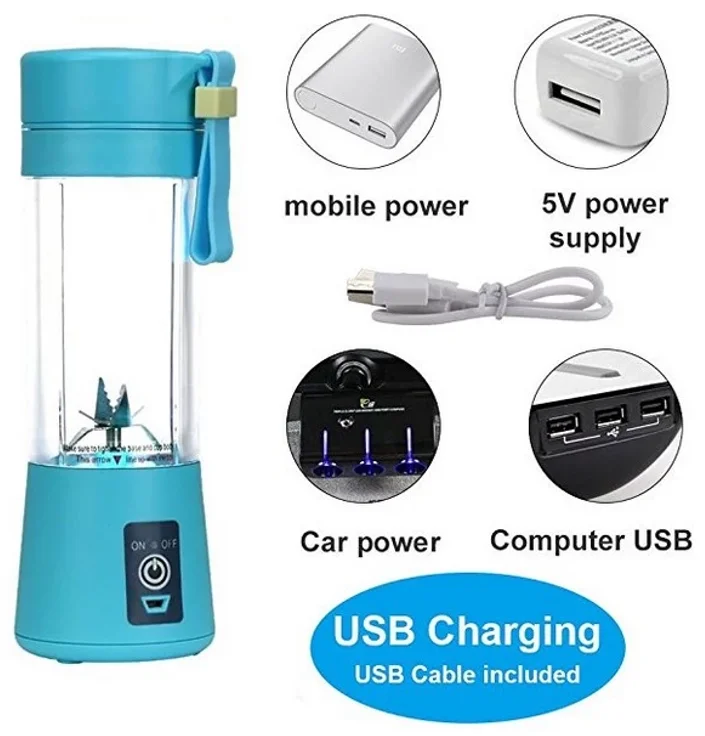 Licuadoras Personales Batidora Portatil Usb Personal Mini Juice Blender