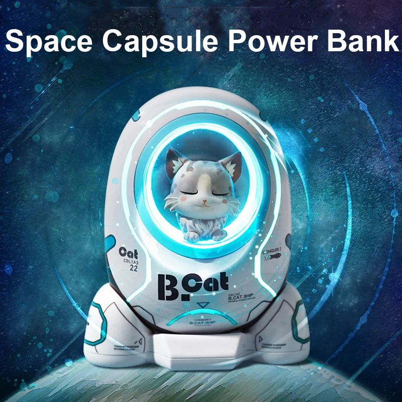 Promotion Gifts mah Cartoon B Cat Space Capsule Power Bank With Breathing Lamp And Dual Usb Outputs Buy Space Capsule Power Bank Cartoon Power Bank mah Power Bank Product On Alibaba Com