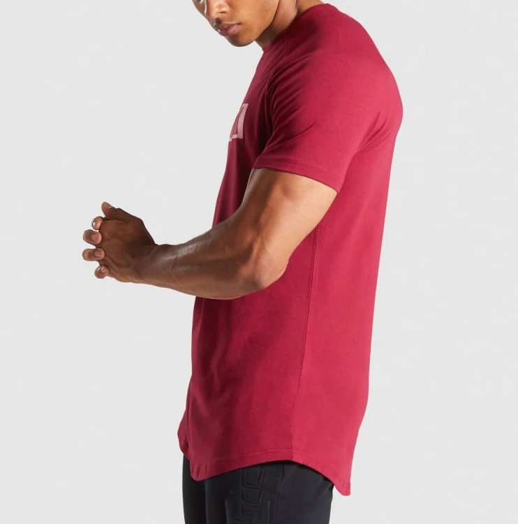 3283 95 Cotton 5 Elastane T Shirt Men's Private Label Fitness Wear