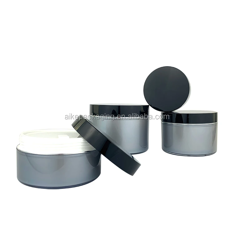 Variety Capacity Size Matte Black 250g Hair Conditioner Jar Hair Jar