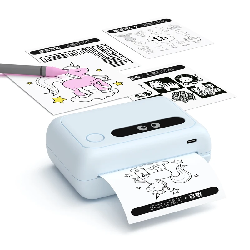 Luck Jingle Mini Thermal Printer - 300 DPI High - Quality Competitive - Priced Ideal for Mobile Phones Wide - Format Printing manufacture