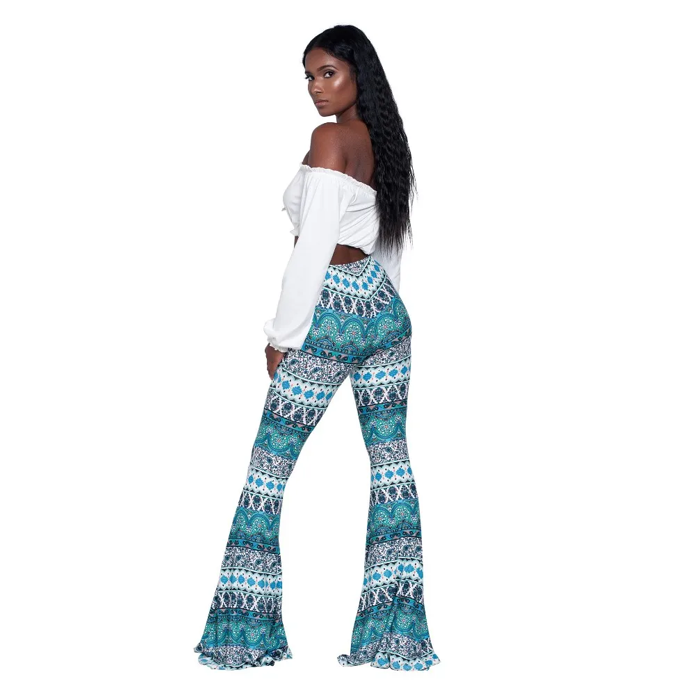 B2667 Vintage Ethnic Printed Women Bell 