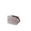 balcony railing glass pipe support round D style clamp table glass clamps