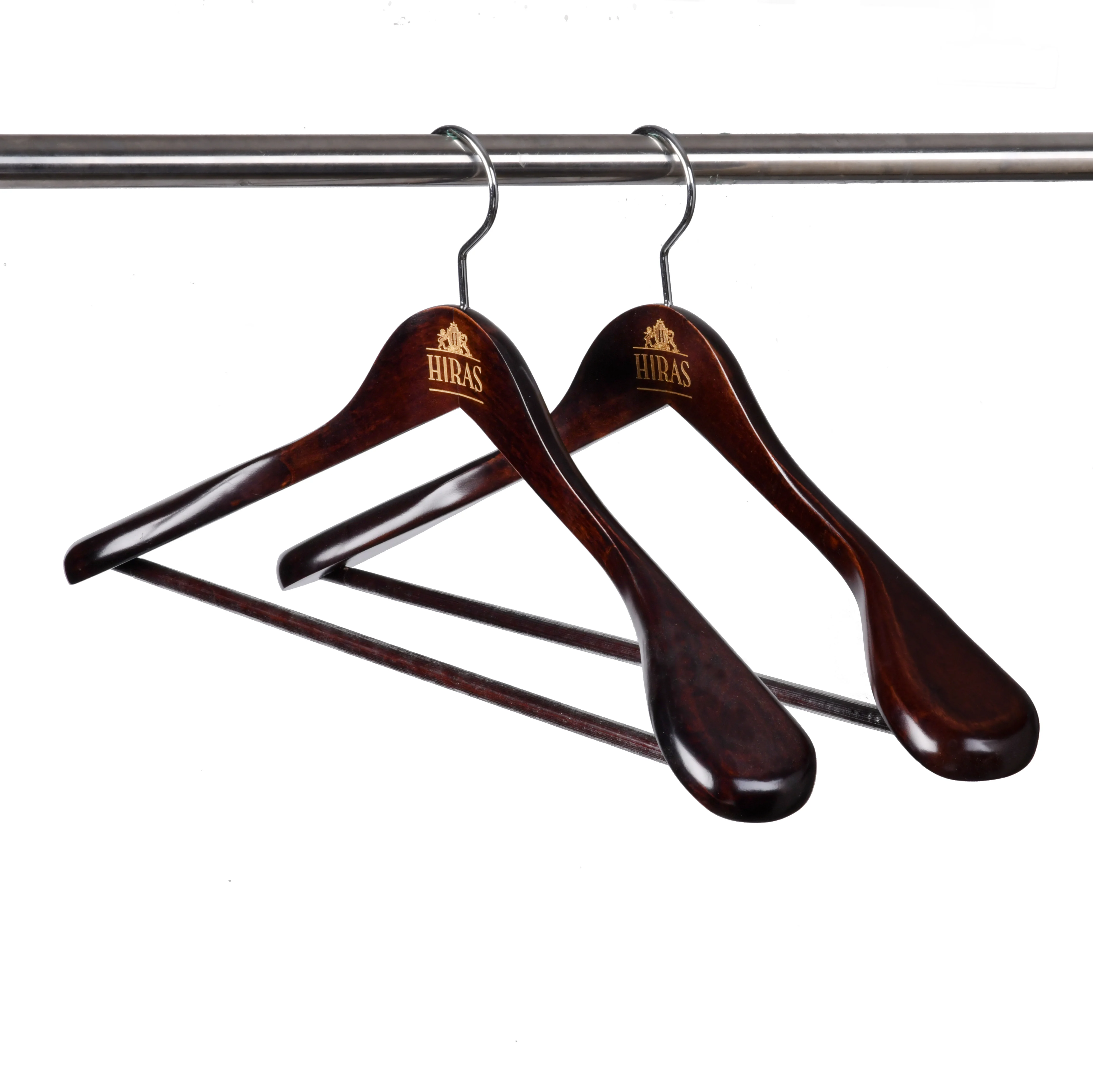 2021 Factory Deluxe Mahogany Extra Wide Shoulder Wooden Suit Coat