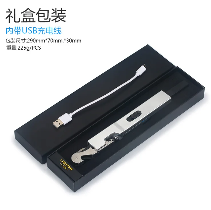 Multitool Multipurpose Windproof Flameless USB Rechargeable, Long Plasma Beam Lighter
