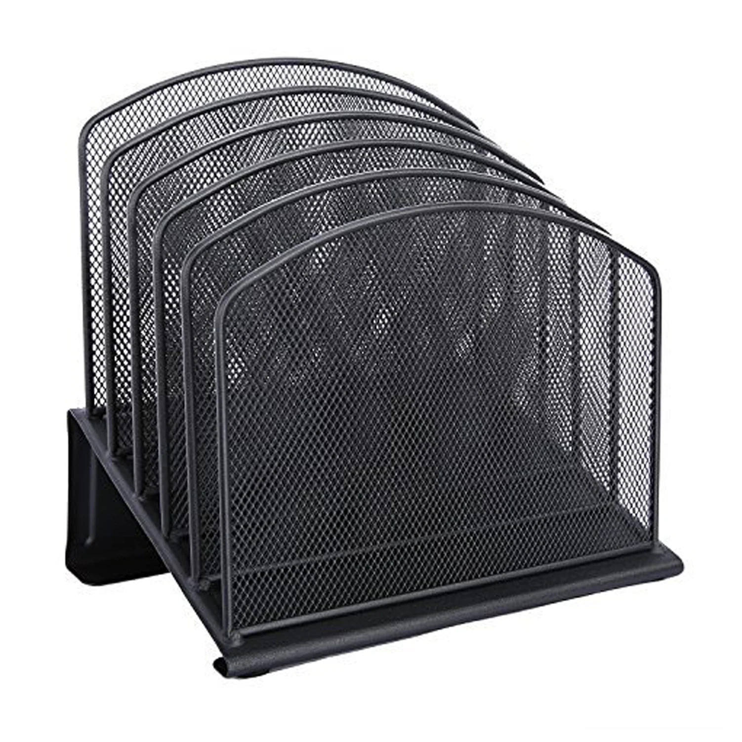 Desktop Mesh 5 Incline Sorter Magazine File Holder Desk Organizers