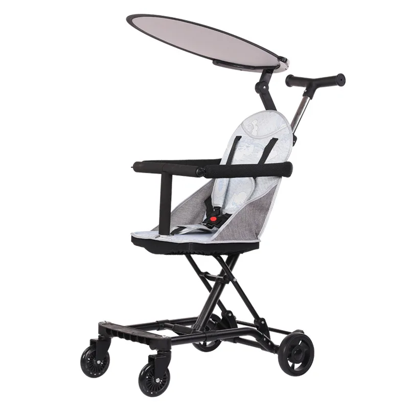 2023 Easy Folding Portable Baby Stroller Baby Carriages Folding Magical