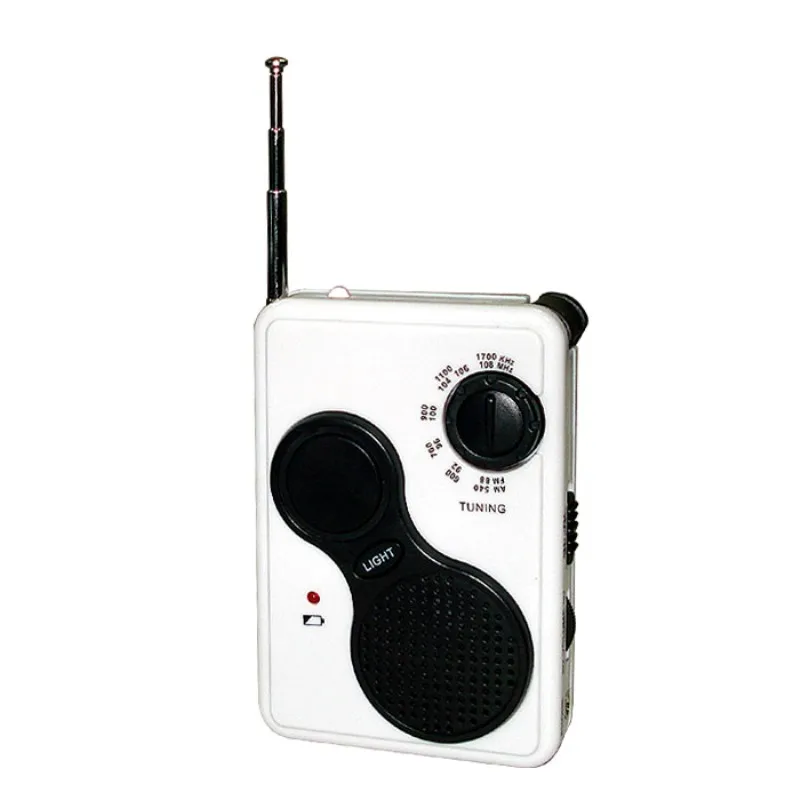 Wind Up Mini Radio With Led Flashlight Rechargeable Led Light With Am/fm Radio Buy Wind Up