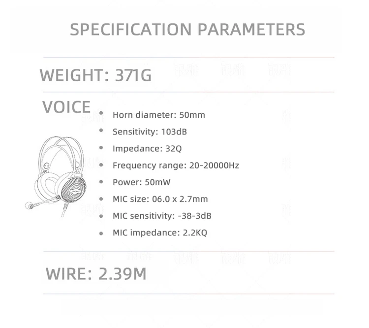 subwoofer wire headphone