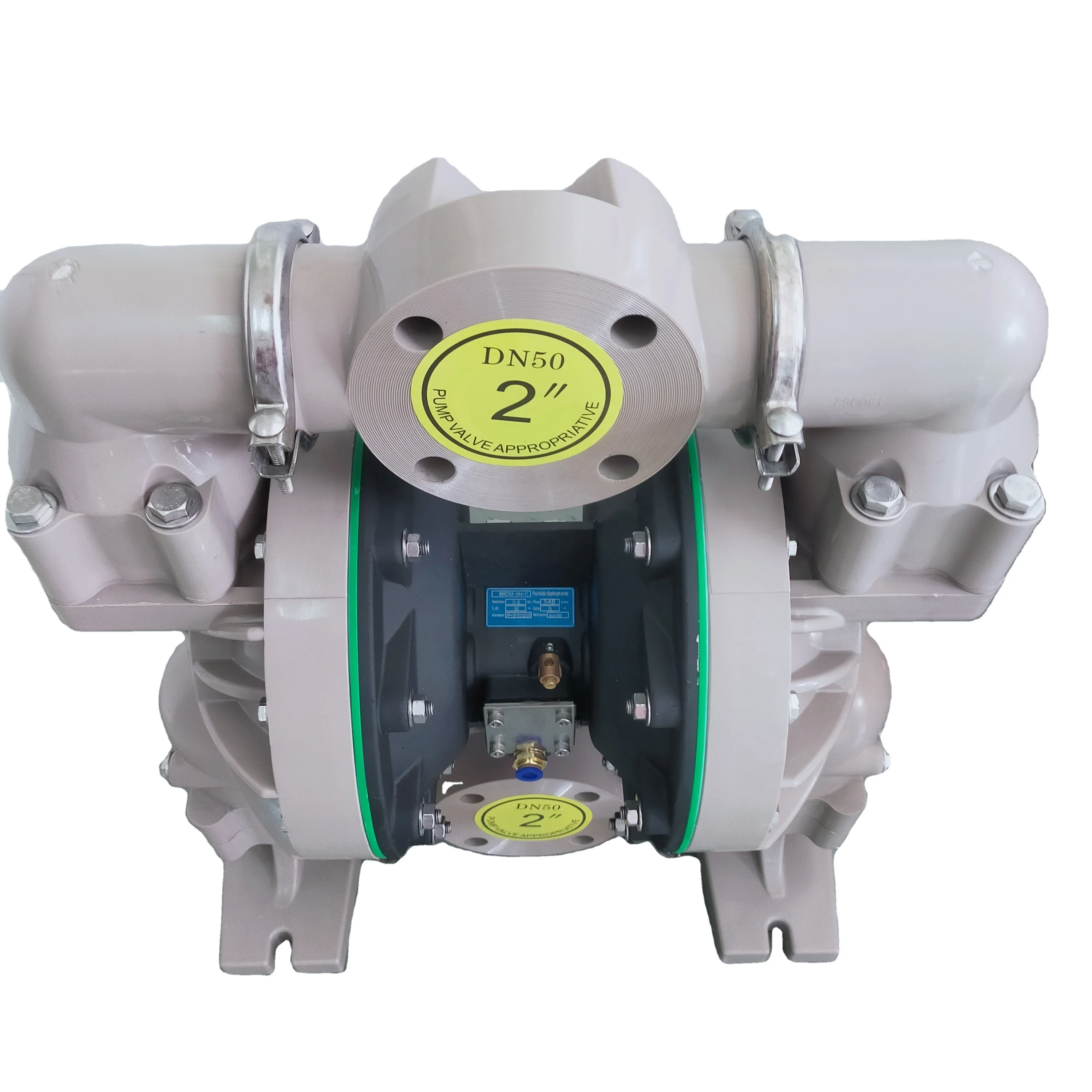 2 Inch Pneumatic Diaphragm Pump 6662A3-344-C with Polypropylene Air Operated with PTFE / Santoprene Diaphragm supplier