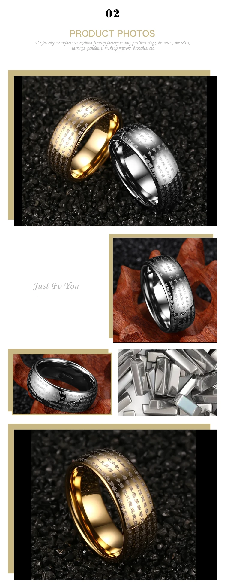 Keke Jewelry Best blue tungsten rings manufacturers for women-6