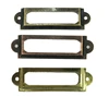 60X17mm Wholesale bronze brass gift box Library File Drawer card metal pull label