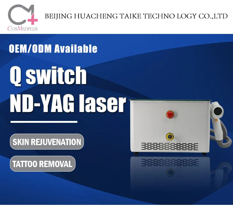 High power and best quality multi-functional rf face q switch nd yag laser tattoo removal beauty machine