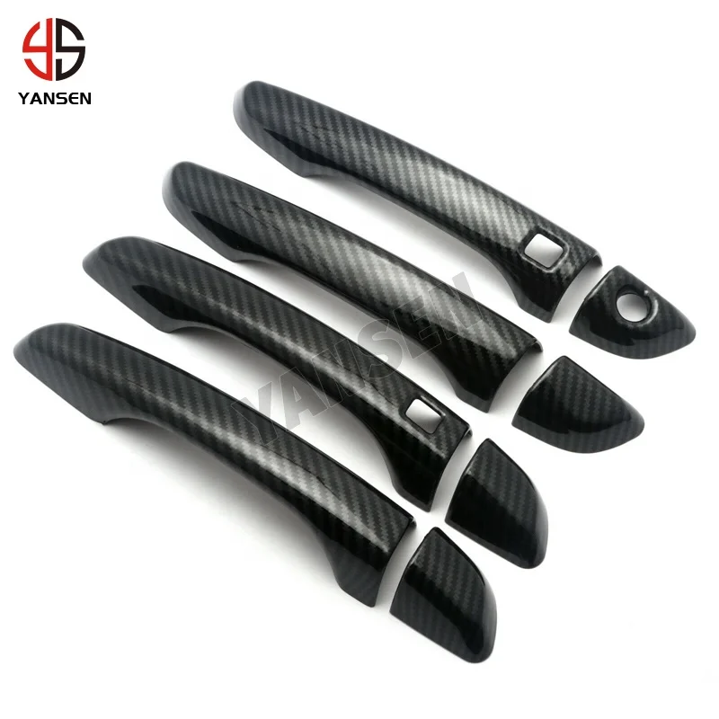 Carbon Fiber Car Body Kit Door Handle Cover For Hyundai Elantra 2017 ...