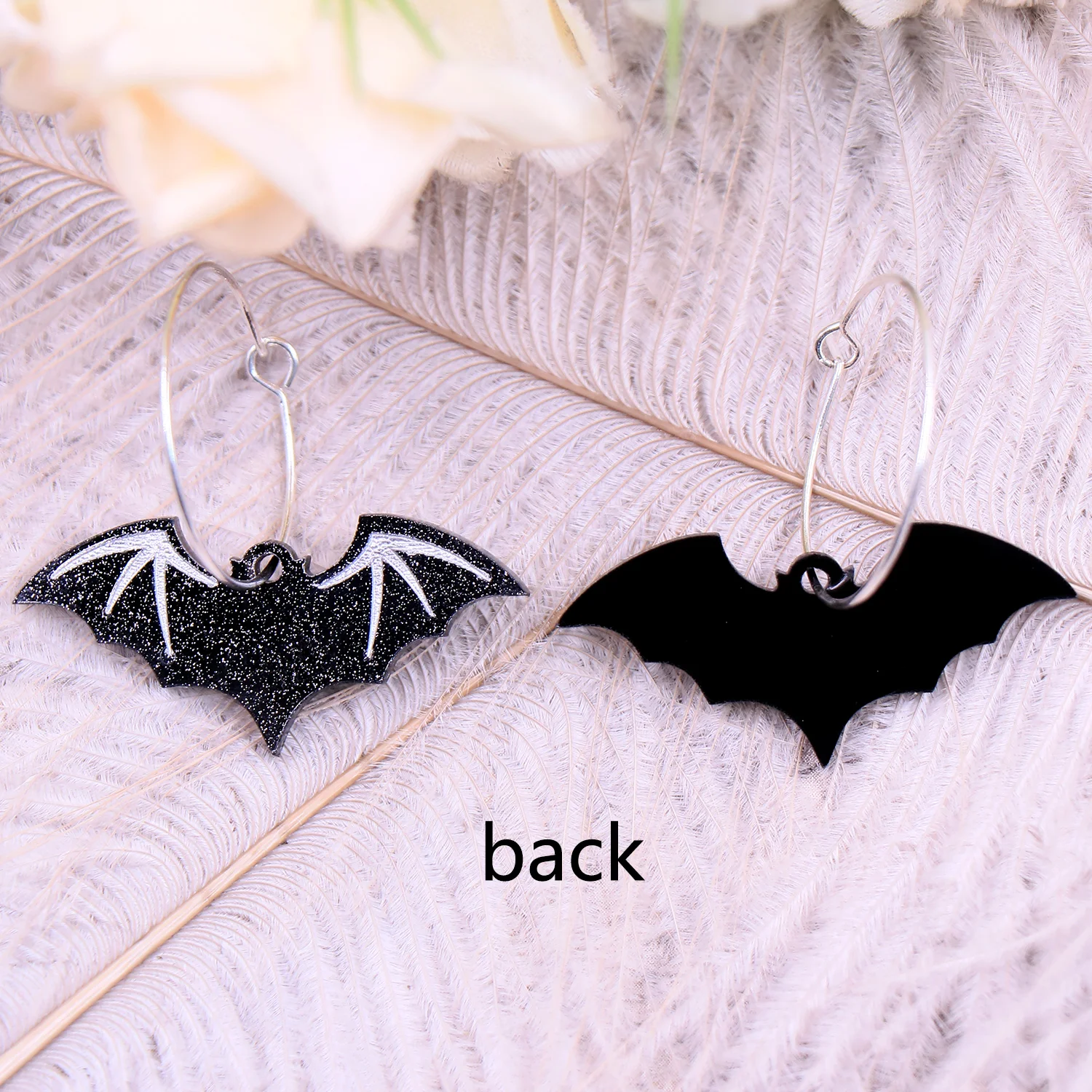 ERS682ER1492 Factory price 2023 New Ghost Halloween Statement Cute Waterproof Hand Paint Durable Acrylic Earrings factory