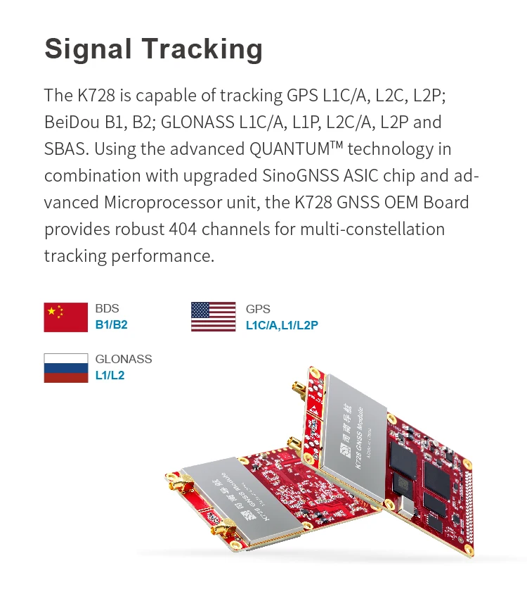 SinoGNSS K728 GNSS RTK Board With Post Processing/DGPS/SBAS, View GNSS ...