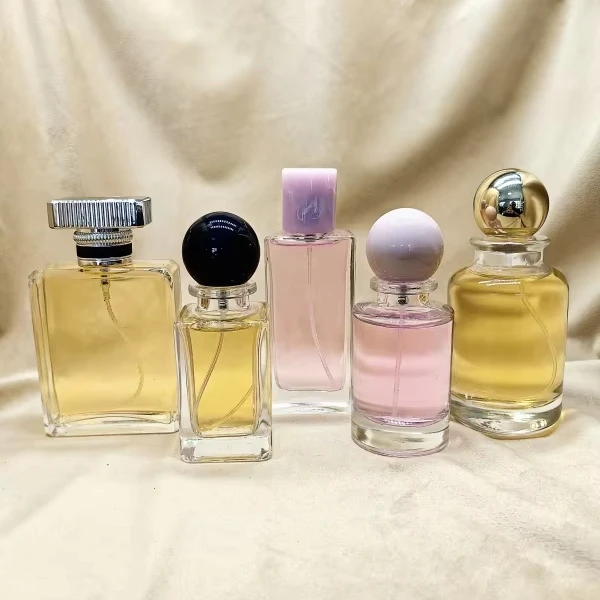 product wholesale customized empty glass perfume spray bottles in 30ml 50ml  100ml sizes-0