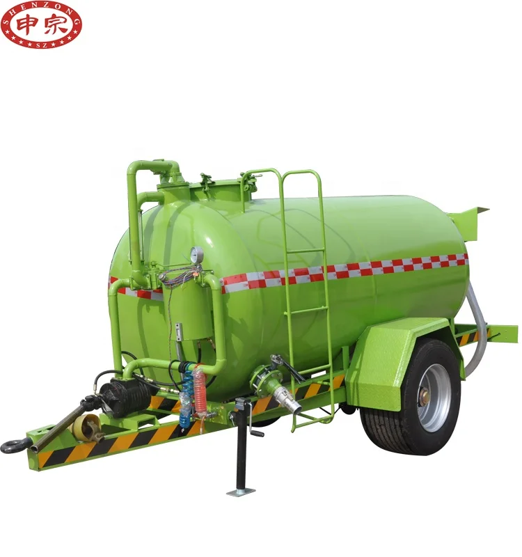 8m3 Waste Liquid Water Bowser Sewage Vacuum Pump Tanker Trailer Buy Sewage Vacuum Pump Tanker