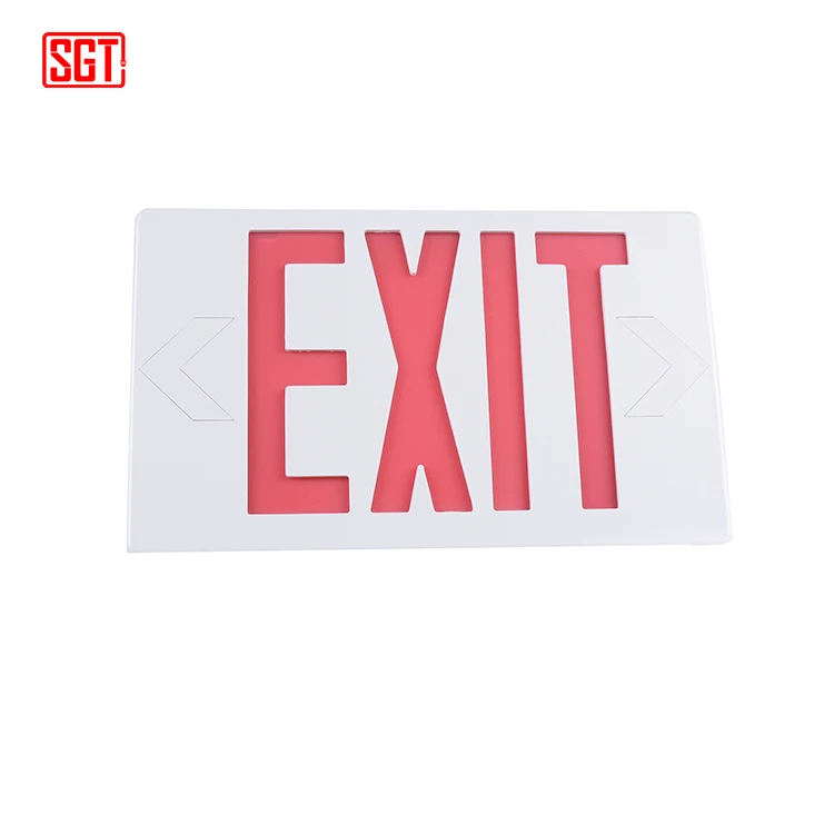 UL cUL listed safety exit led light wall emergency exit sign board