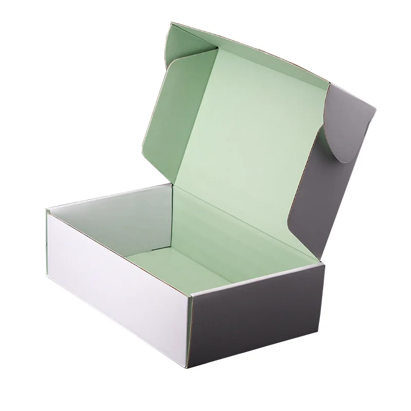 
2020 Factory customized high quality corrugated paper boxes with your own logo for express packing 