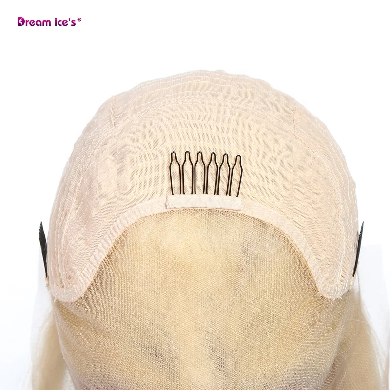 Dream.Ice's Wholesale 613 Bob Lace Wigs Blonde Human Hair Wigs For Black Women Mink Brazilian Virgin Hair Lace Frontal Wig 