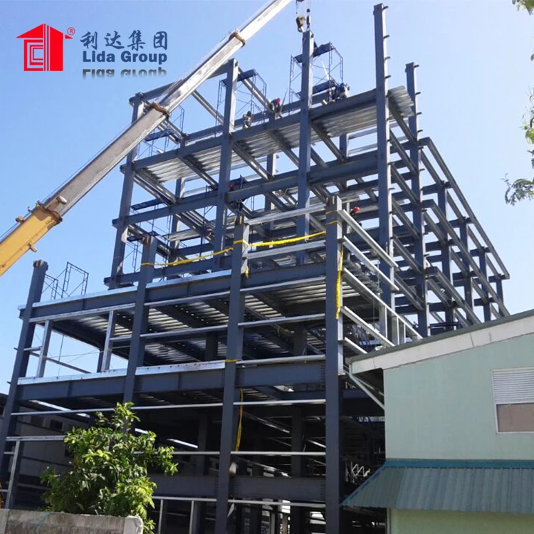 wind-resistant prefabricated steel structure warehouse