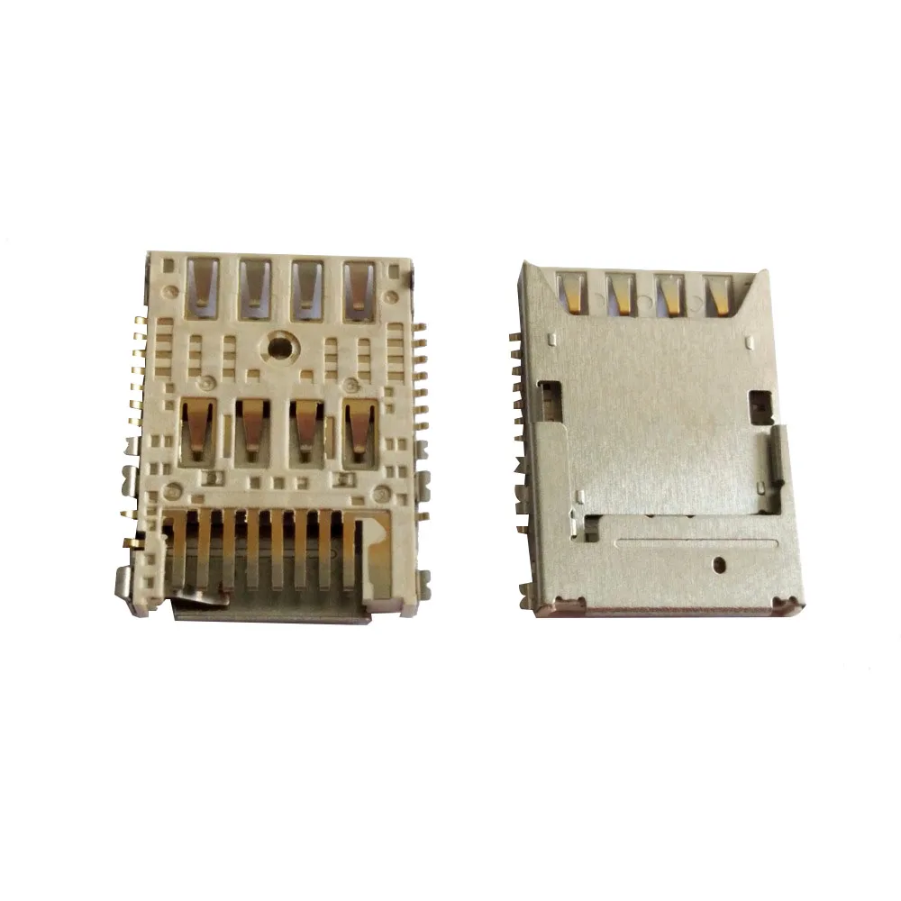Push-Push Type TransFlash TF Micro SD Card Socket Adapter Automatic PCB Connector - ANKUX.COM