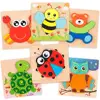 wooden cube puzzle educational baby wooden toy