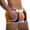 Rainbow series Fully satisfied polyamide man basic boxers underwear men with pockets