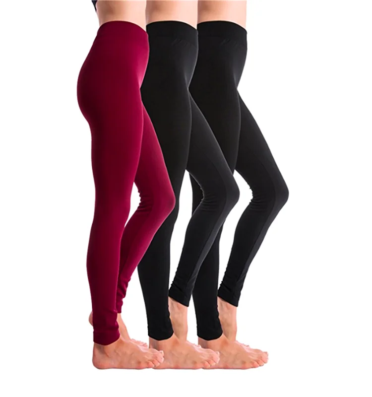 
Womens Seamless Brushed Fleece Lined Winter Legging for fitness yoga active wear leggings 
