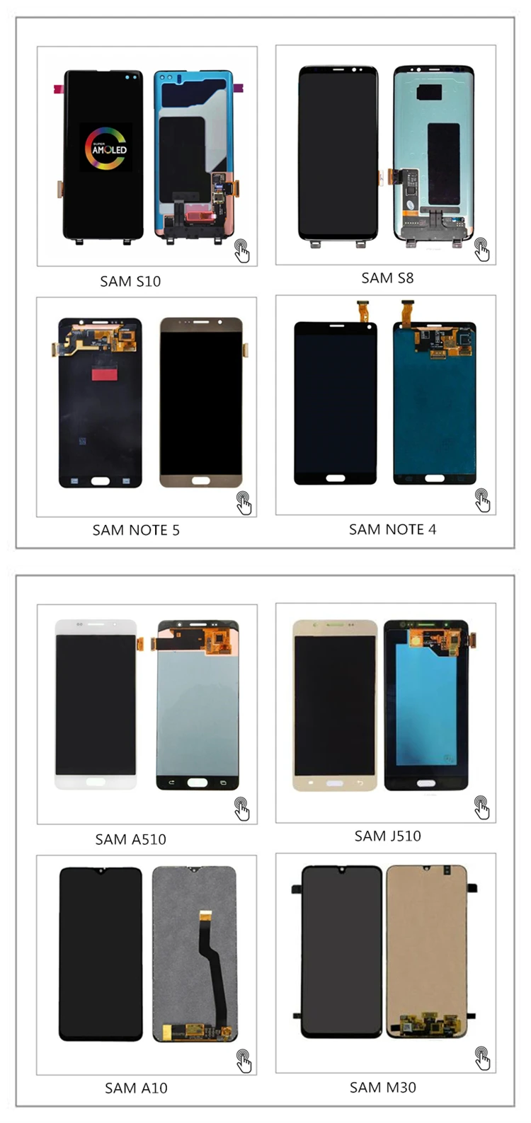 2020 Hot Selling For Samsung Galaxy N9500 Note 5 7 8 9 10 Oem Original Display Touch Display Lcd Screen With Frame Buy Lcd For Samsung Note 9 Used Phone Touch Screen