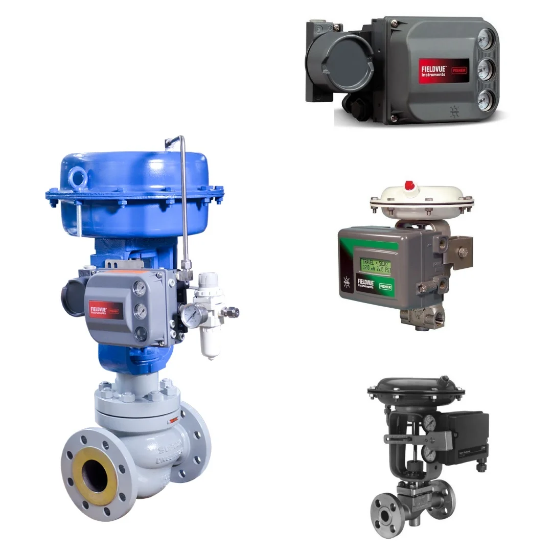 Control Valves With Fisher Dvc6200 Dvc2000 Dvc3661 Valve Positioner ...