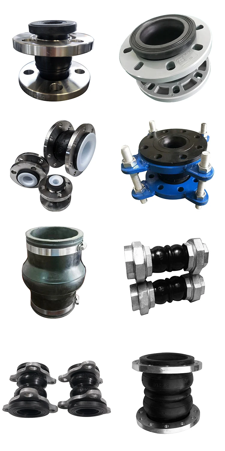 Quality guarantee dn80 union connect type expans clamp rubber joint