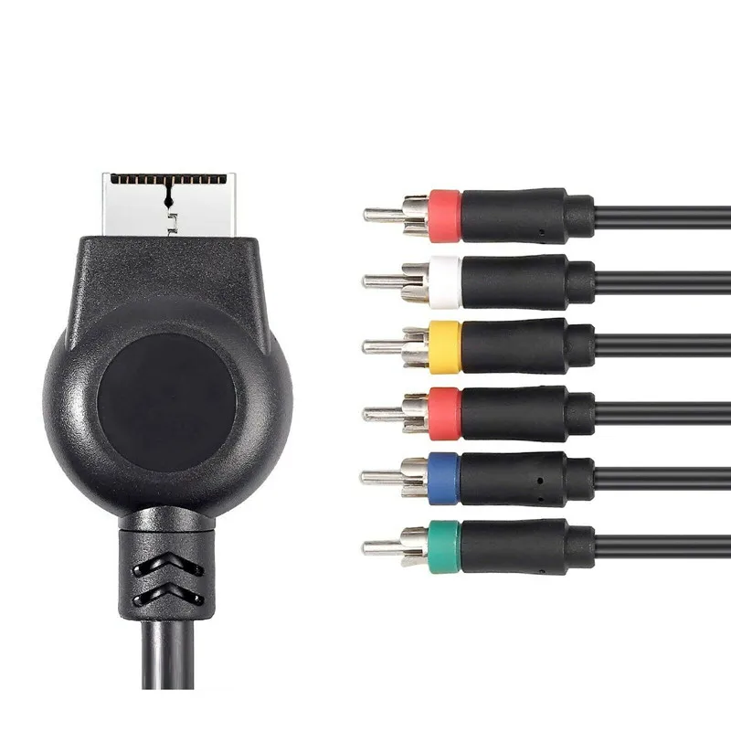 1.8m 6ft Multi Component Av Cable For Ps3 Ps2 Games Av Cable