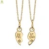Custom Best Friend Forever Friendship Stitching Necklace set