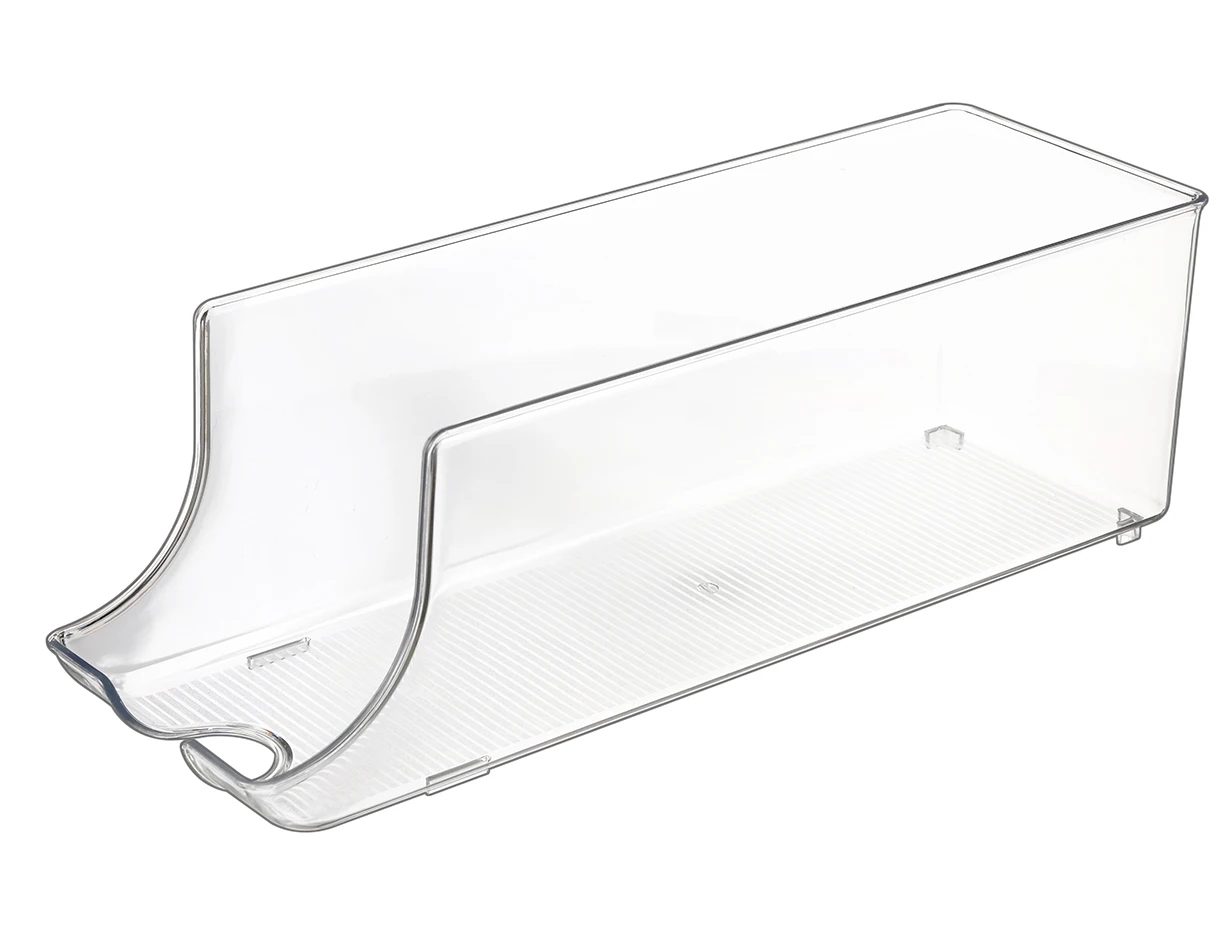 Soda Can Organizer For Refrigerator Clear Plastic Beverage Holder With