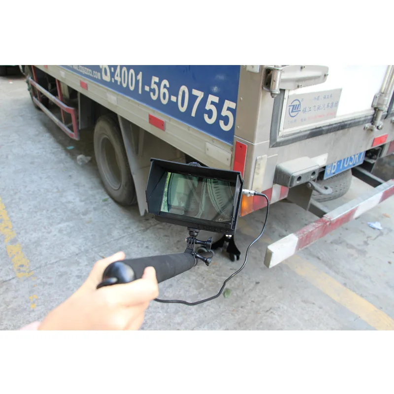 Hot sell 5.0MP1080P full HD digital car security checking mirror portable telescopic pole camera under vehicle inspection system