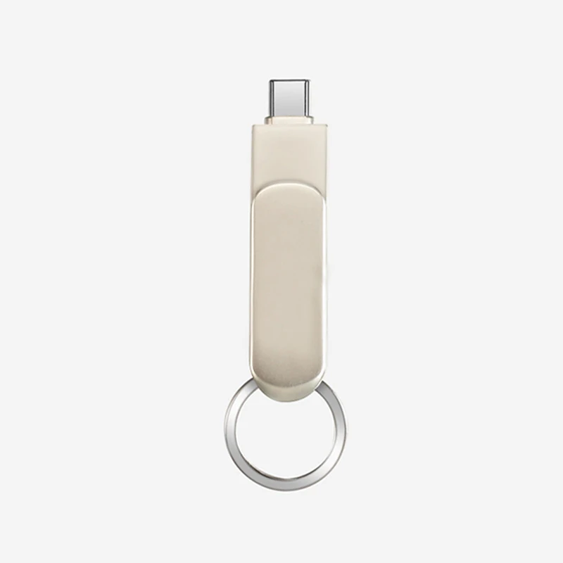 Metal shell rotatable USB flash drive 64gb 32gb 16gb 8gb flash drive memory stick - ANKUX.COM