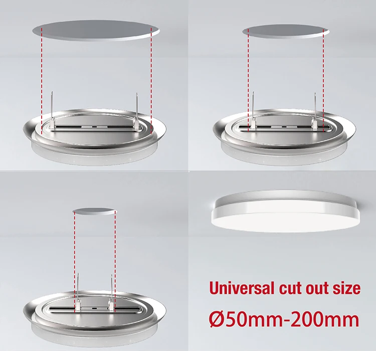 2 Years Warranty Surface Led Downlight,Ceiling Hole Adjustable