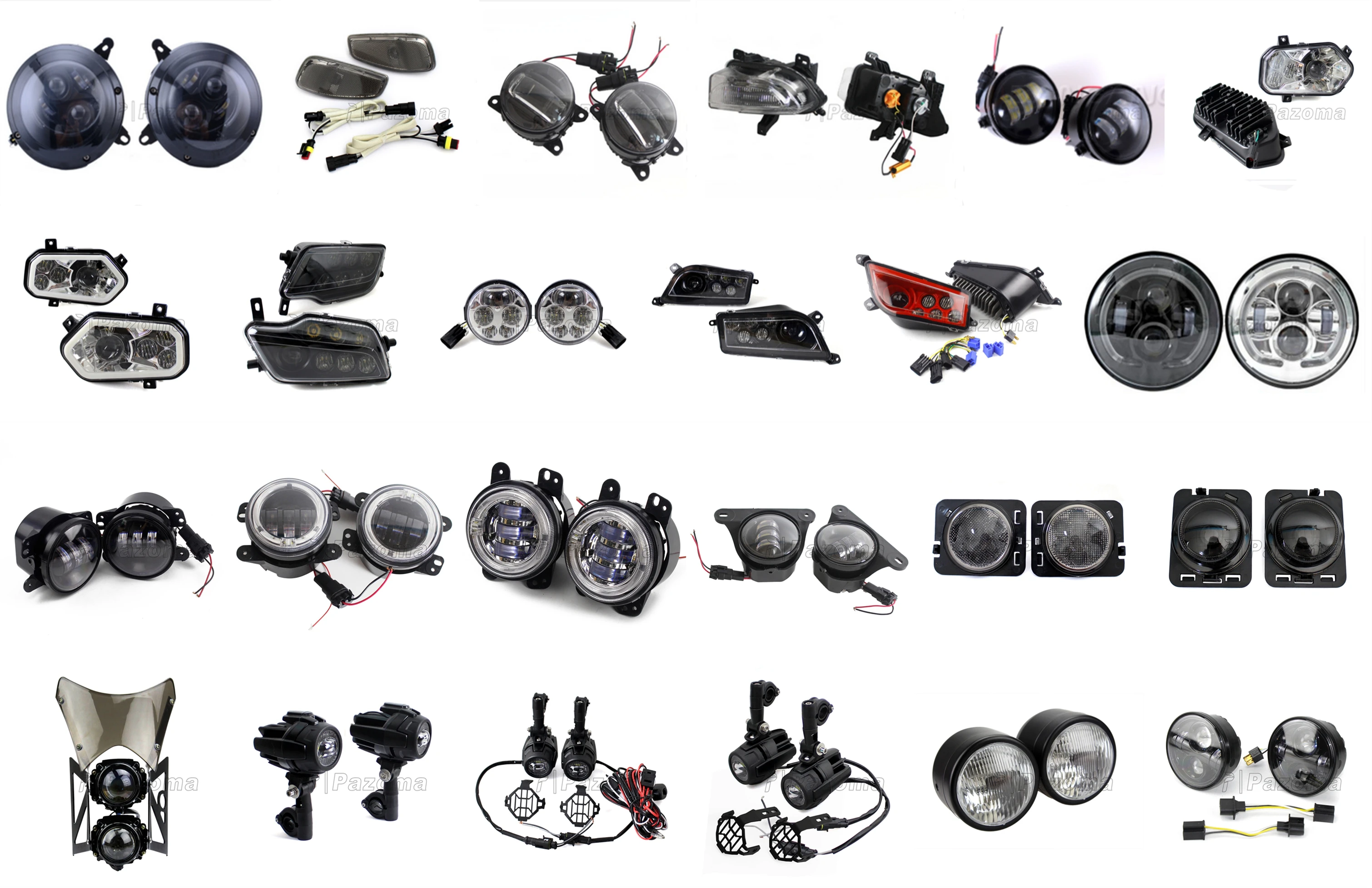 High Quality Black Led Motorcycle Headlight For Sprint 150 Gl Super Gtr Motorcycle Lighting