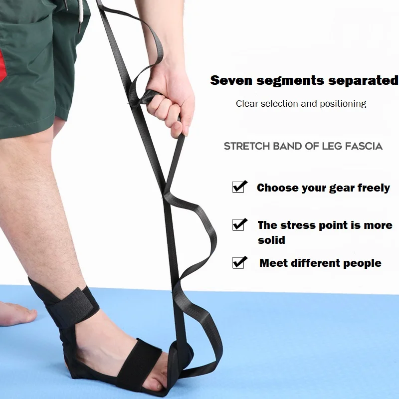 Details about   CHXIHome Sports Foot Stretching Strap Ligament Stretch Belt Leg Stretch Belt 