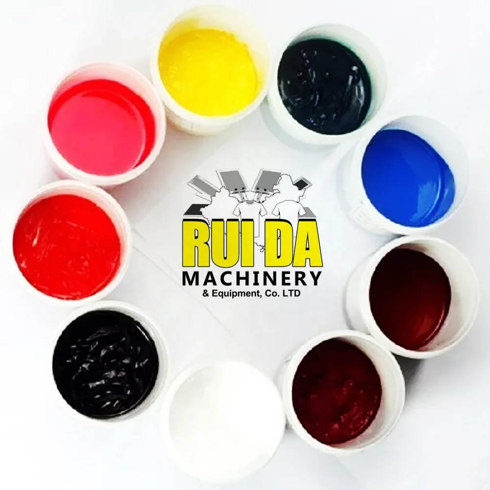 product high quality colorful ink t shirt screen printing plastisol ink for screen printing textile silk transfer plastisol inks-1