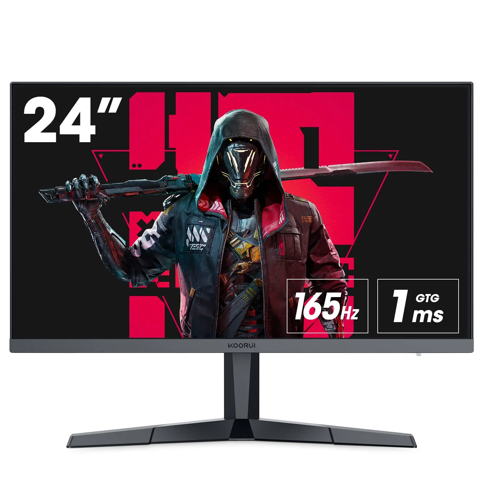 KOORUI 24寸 美品 Koorui 24/27/32 Inch 1080p FHD IPS LCD Gaming Monitor, 165Hz